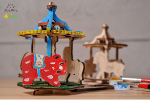 3D coloring model «Merry-go-round»